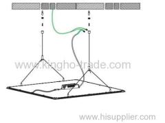 8mm thickness 40W 2x2ft led panel light fitting(3 steps dimming)