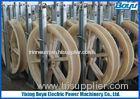 Single Wheel Bundled Conductor Pulley for high voltage cable Stringing Diameter 660mm 20kN