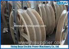 Three Wheel Combination pulley / Bundled Conductor Pulley 3x1040x125 mm for Line Stringing Machine