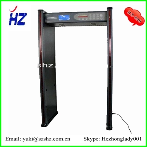 8 zones 5.7 inch LCD display Waterproof remote control Archway Metal Detector
