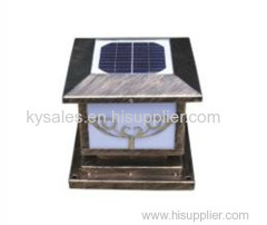 solar pillar light for garden and park