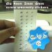 One Time Use Warranty Screw Stickers