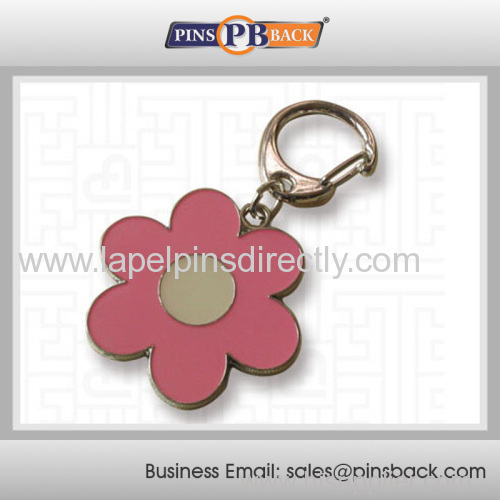 New Cheapest metal flower keychain