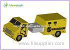 High Speed Customized USB Flash Drive / Promotional Postal Car USB 2.0 Sticks Yellow