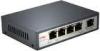 5 Port IEEE 802.3af PoE Ethernet Switch 10M / 100M With 4 Port PoE & 1 Port Fiber