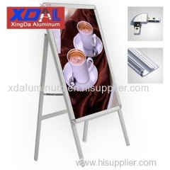 XD-J-S02 Aluminum alloy poster frames A frame folding stands flexible design for retails