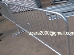 China factory Flat Barrier Feet temporary crowd control barrier temporary pedestrian fencing barrier