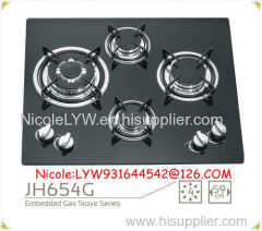 4 burner stainless steel/tempered glass , 4 burner gas stove/ gas cooktop/gas hob for home use