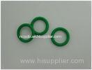 Green Silicone Rubber O Rings / Soft Rubber O Rings Fuel Resistant