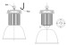 100W COB LED Highbay light