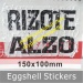 Self Egg Shell personalized Stickers