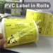 Custom PVC Vinyl Labels