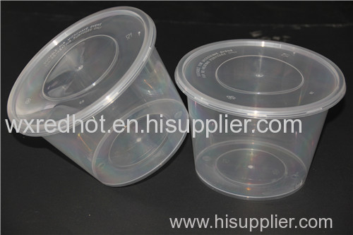 Takeaway Hot Food Container with Attached Lid 1750ml