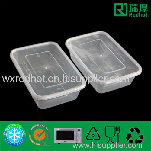 PP Food Container with Lid 650ml