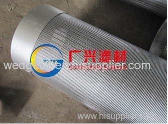 stainless steel wedge wire casing and screen tube manufacturer 