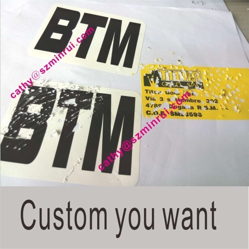 China Manufacture Custom Safety Tags