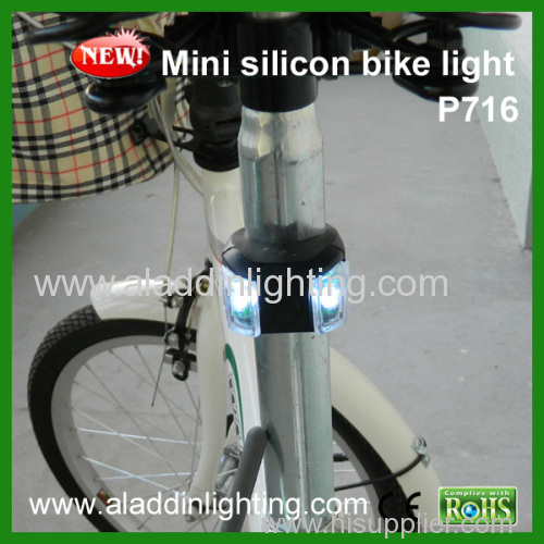 P716 LED Silicon Safety Warning Bike Light