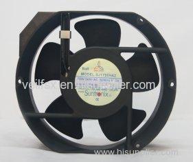 172x150x51mm Ball Bearing 200, 225 cfm Aluminum 5 blade Industrial Cooling AC Vent Fan