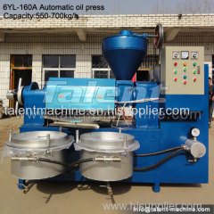 Automatic cold press combined integrated Sunflower seeds oil expeller 6YL-160A
