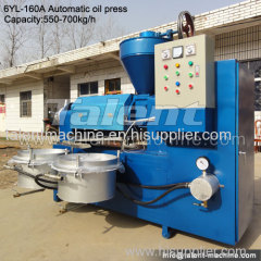 Automatic cold press combined integrated Sunflower seeds oil expeller 6YL-160A