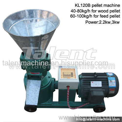 flat die pellet machine for wood or animal feed