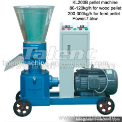 Diesel engine/electric motor driven professional stable flat die pellet machine for wood or animal feed