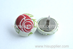 metal flower pearl snap button/Metal Button/Snap Button