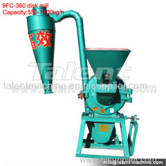 Popular rofessional farming machinery China 9FC-360 grain disk mill