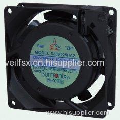 Small Industrial 110 volt / 220V / 110V AC Cooling Fan, axial fan 80x80x25mm, SJ8025HA2