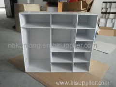 White printing paper furniture for vase decoration