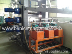 Plastic PE board production line