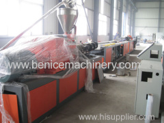 Plastic machinery for WPC profile extrusion