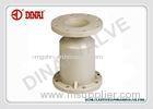 PPH ball check Valve Flange Connection 1/2"~12" Vertical Install PN1.0Mpa JIS/DIN/ANSI