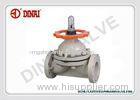 PPH diaphragm Valve Flange Connection Wheel Handle 1/2(D20mm) ~ 10(D280mm) ANSI/DIN/JIS