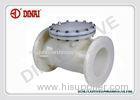 PVDF swing Check Valve Flange Connection 1/2"~12 PN1.0Mpa ANSI/DIN/JIS