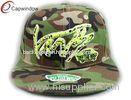 3D Embroidered Cotton Camouflage Baseball Hats Flat Brim Baseball Cap
