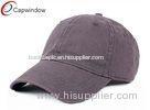 Mens Summer Blank Baseball Caps , Stone Washed Heavy Brushed Cotton Baseball Hat