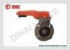 Anti-corrosive plastic butterfly valve for water treatment piping system,1