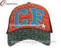 5 Panel Trucker Mesh Cap Custom Embroidered Baseball Hats For Womens