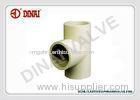 PPH Pipe Fitting Equal Tee PN10 Bar 1-1/4"(D40mm) ~ 16"(D400mm)