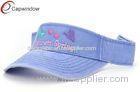 Butterfly Flat Embroidery Running Sun Visor Hats For Women