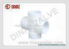 PVDF cross fittings, ANSI SCH80, DIN PN16