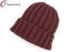 Multi Color 100% Acrylic Beanie Winter Hats With Front Metal Logo