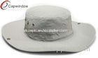 Grey Plain Fisherman Bucket Hat Promotional Beach Hats For Men