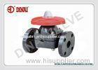 glass fiber reinforced PP/PTFE diaphragm valve flange end