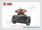large size PVC diaphragm valve for water treatment, chemical piping system