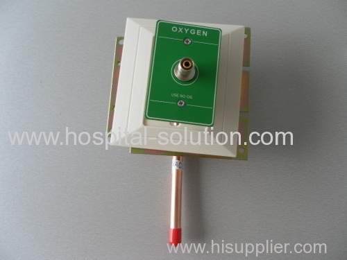Hospital using Wall Mount DISS standard gas outlet-vacuum
