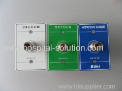 Hospital using Diss standard medical gas outlets