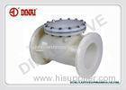 PVDF plastic swing check valve,1/2" to 12 flange JIS 10K