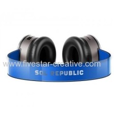 Sol Republic Tracks Ultra On-Ear Headphones With Remote and Mic Blue